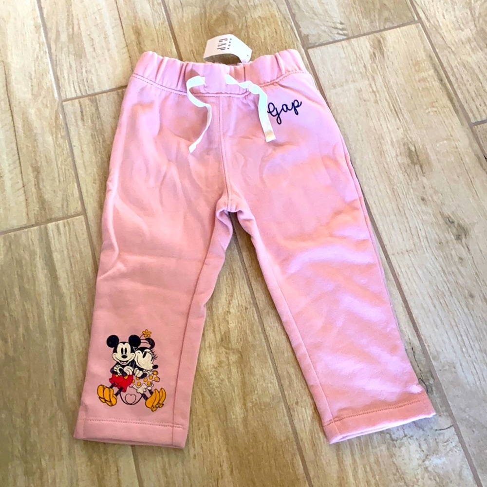 Gap 18-24 Girls Disney Mickey Minnie Sweatpants